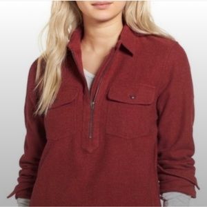 Madewell Flannel Popover Shirt . NWOT